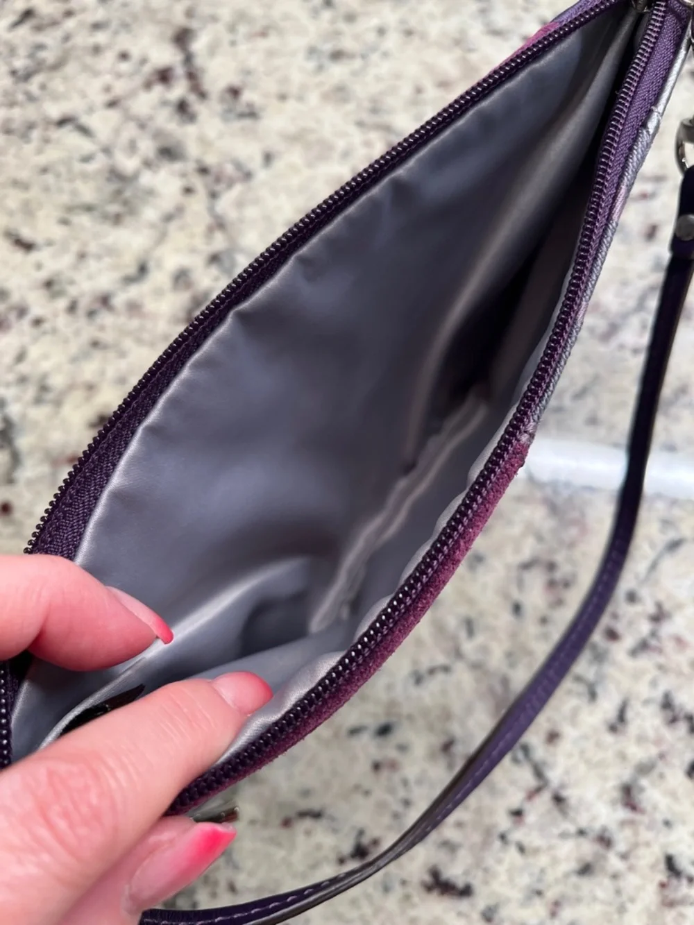 Coach Y2K Signature Patchwork Large Wristlet EUC - Picture 9 of 9